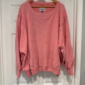 American Eagle Outfitters Soft Pink Crew Neck Sweater